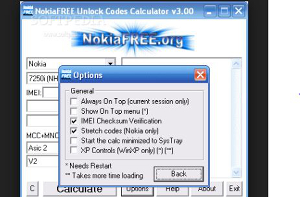 Nokia 1616 unlock country code free